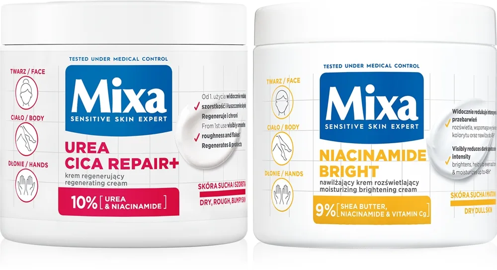 Mixa Sensitive Skin Expert setti pehmeään ja sileään ihoon