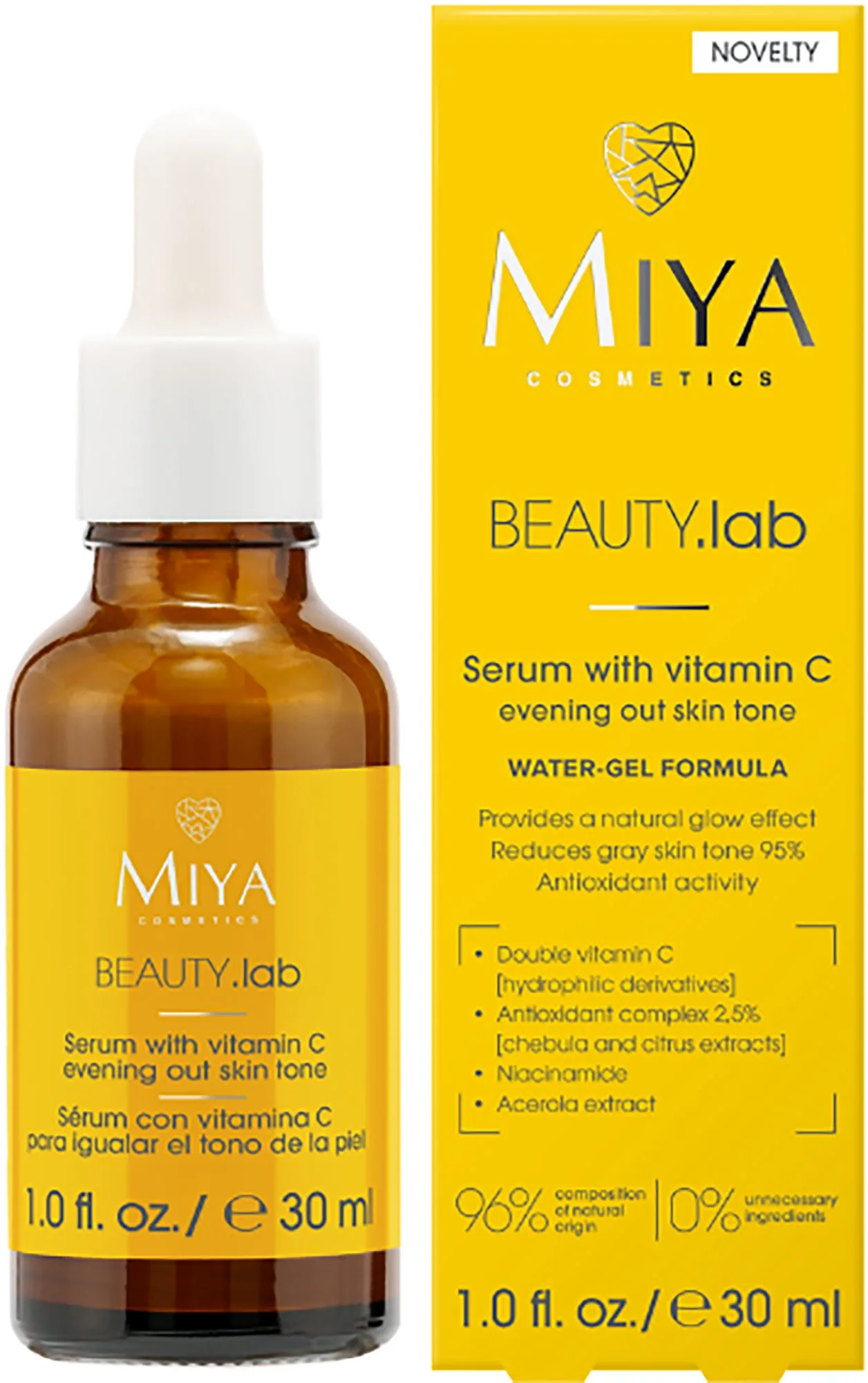 Miya BEAUTY.lab Serum Vitamin C Evening Out Skin Tone 30 ml