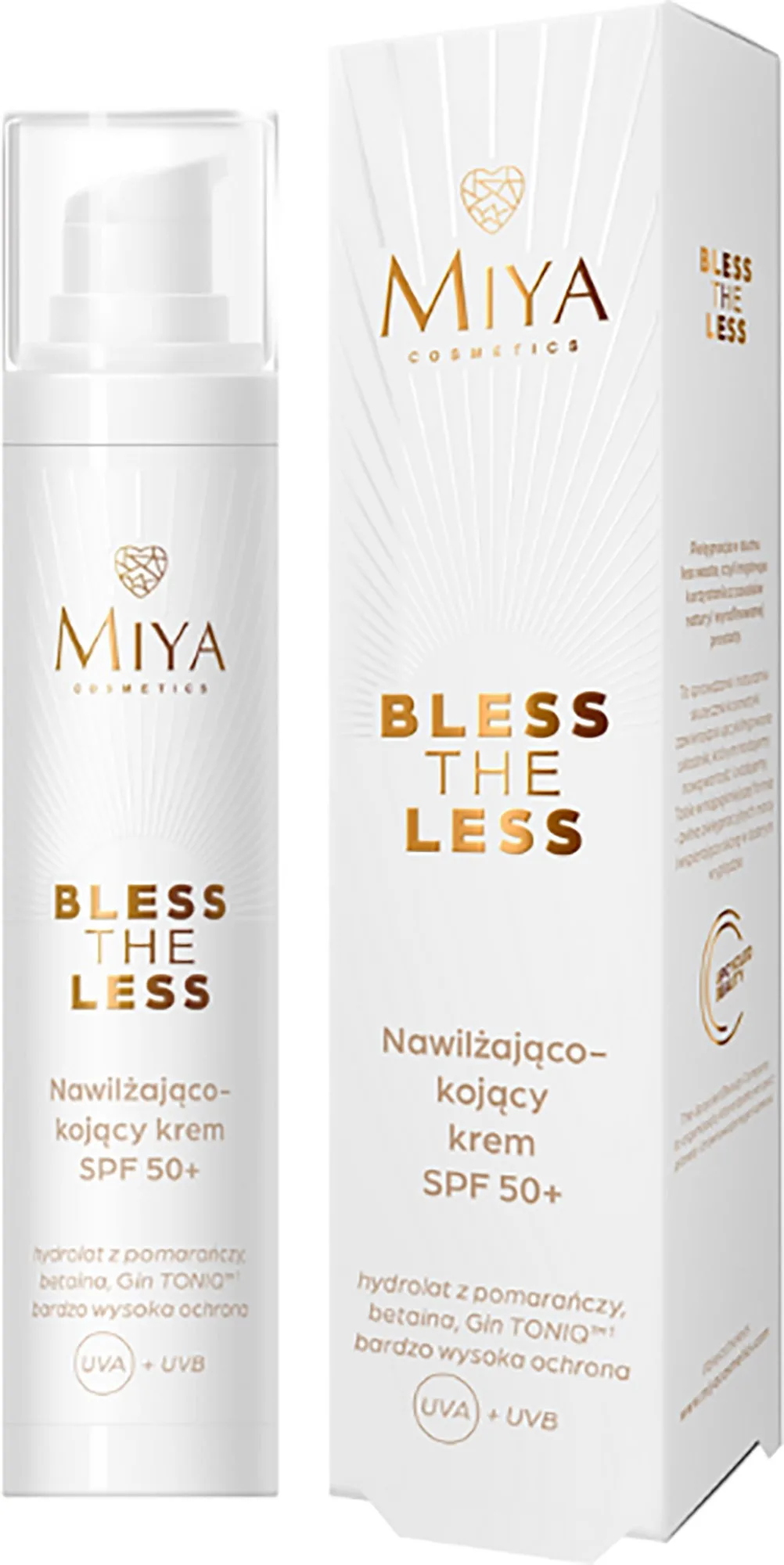 Miya Bless The Less Moisturizing And Soothing Cream SPF 50+ 50 ml