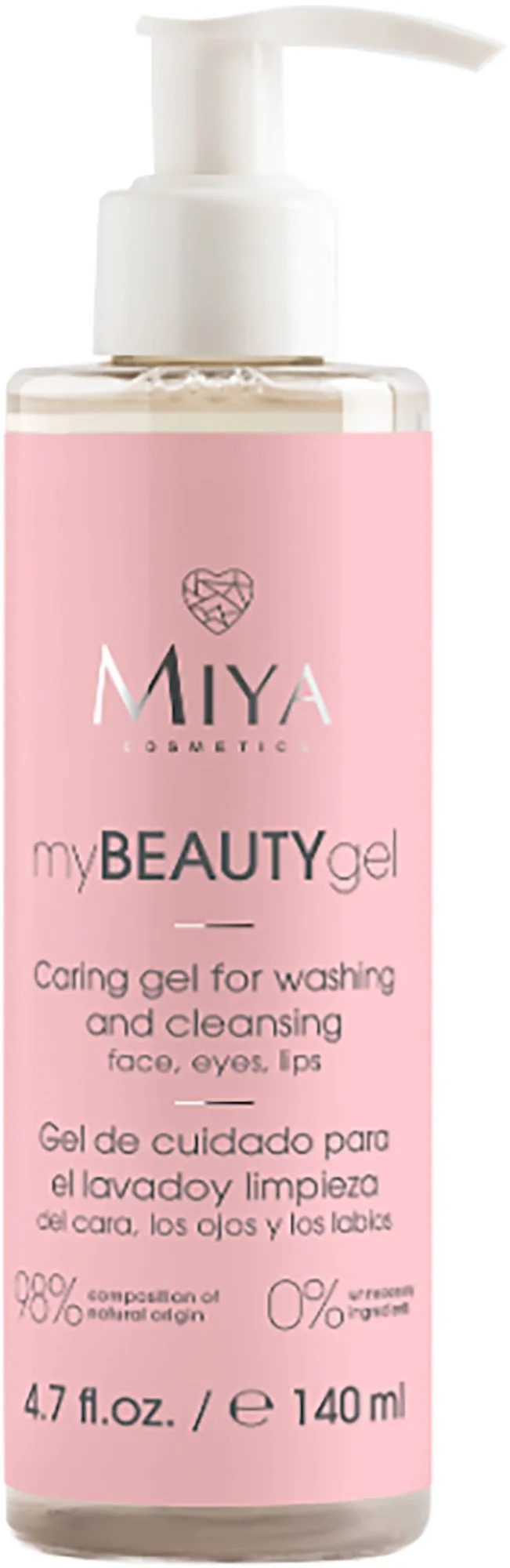 Miya Mybeautygel Caring Gel For Washing And Cleansing 140 ml