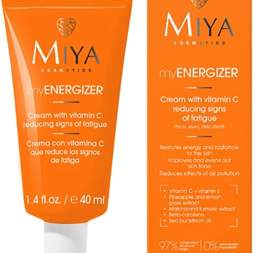 Miya Myenergizer Cream Vitamin C Reducing Signs Of Fatigue 40 ml