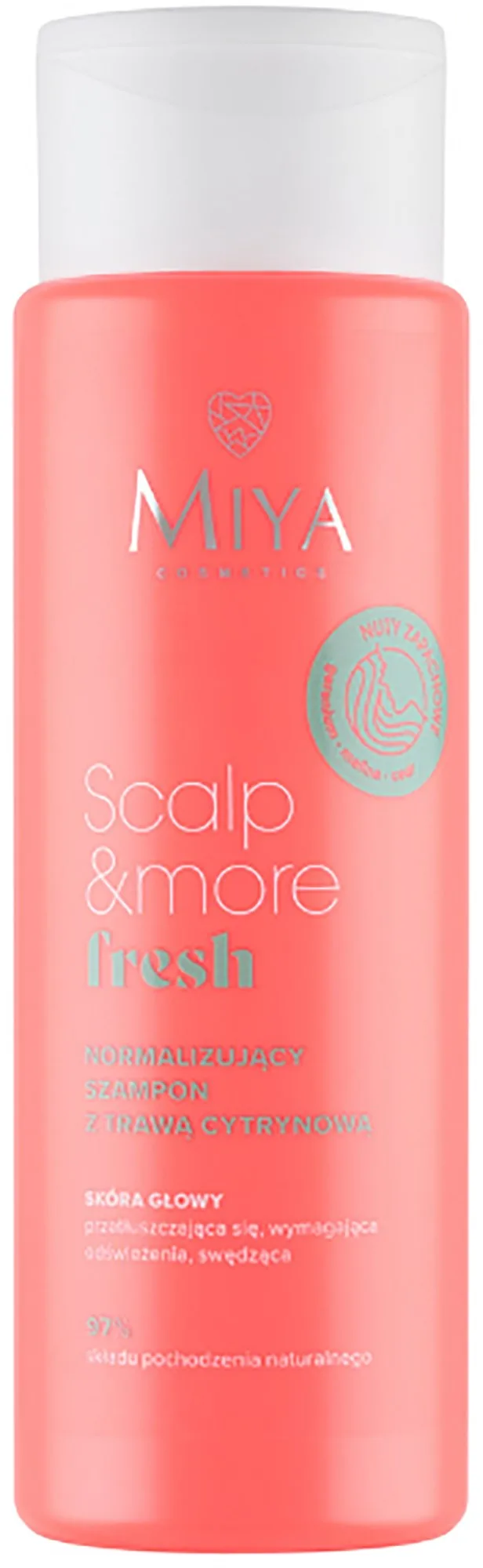Miya Scalp&more Fresh Normalizing Shampoo Lemon Grass 300 ml