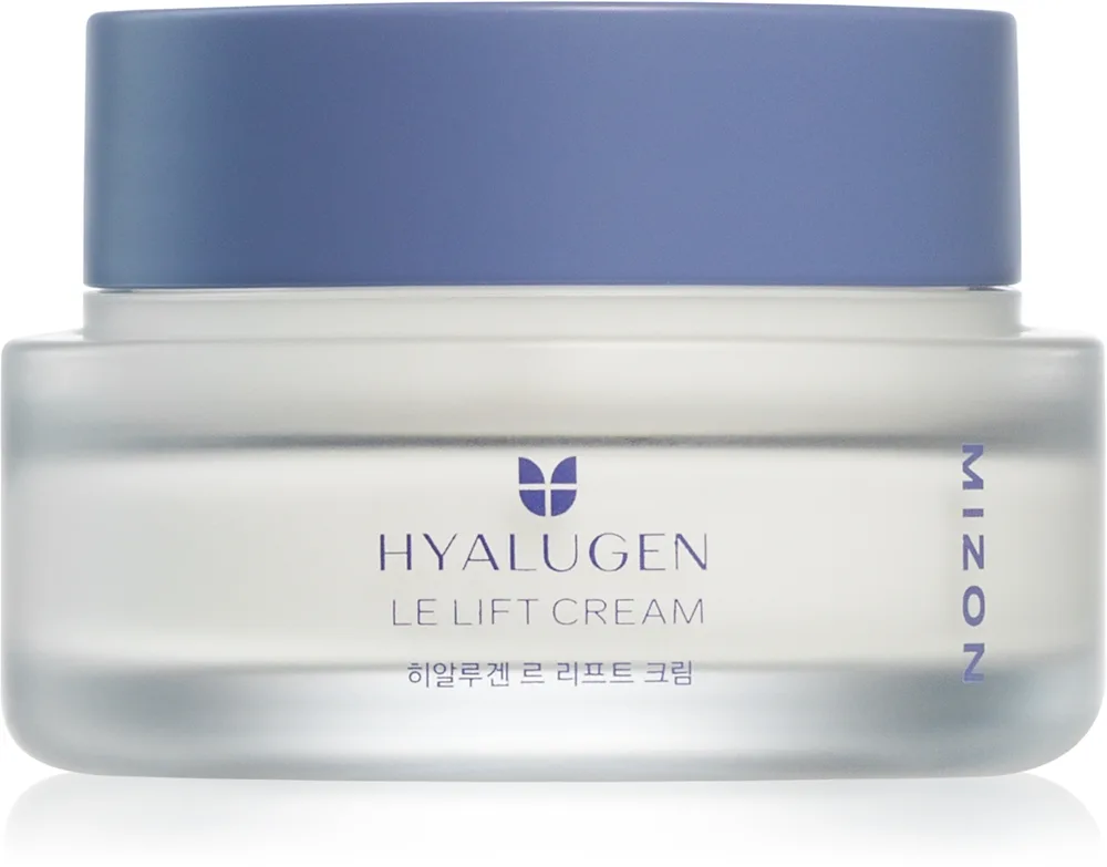 Mizon Hyalugen Le Lift Cream Udglattende creme mod rynker til at nære huden og bevare dens naturlige fugt 50 ml