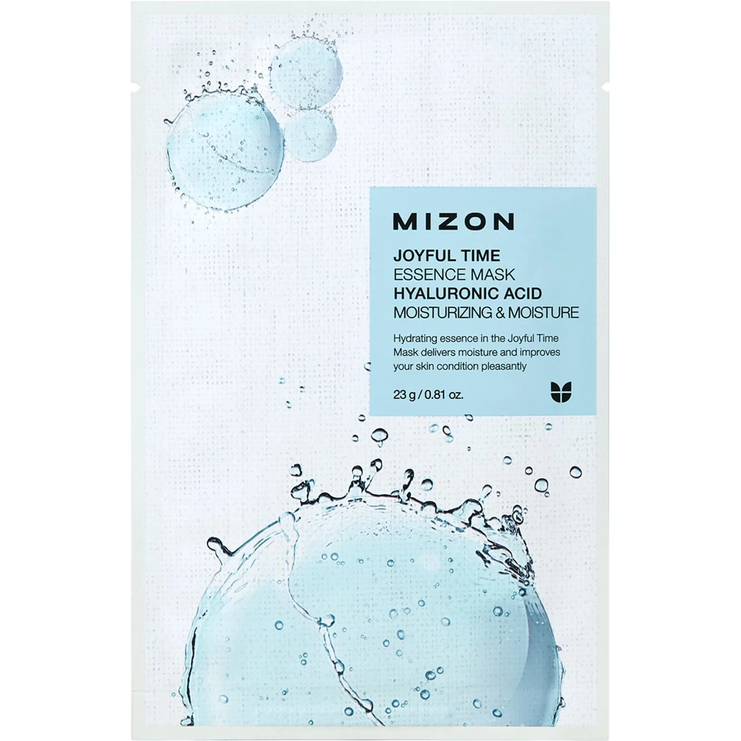 Mizon Joyful Time Essence Mask Hyaluronic Acid Ansiktsmask