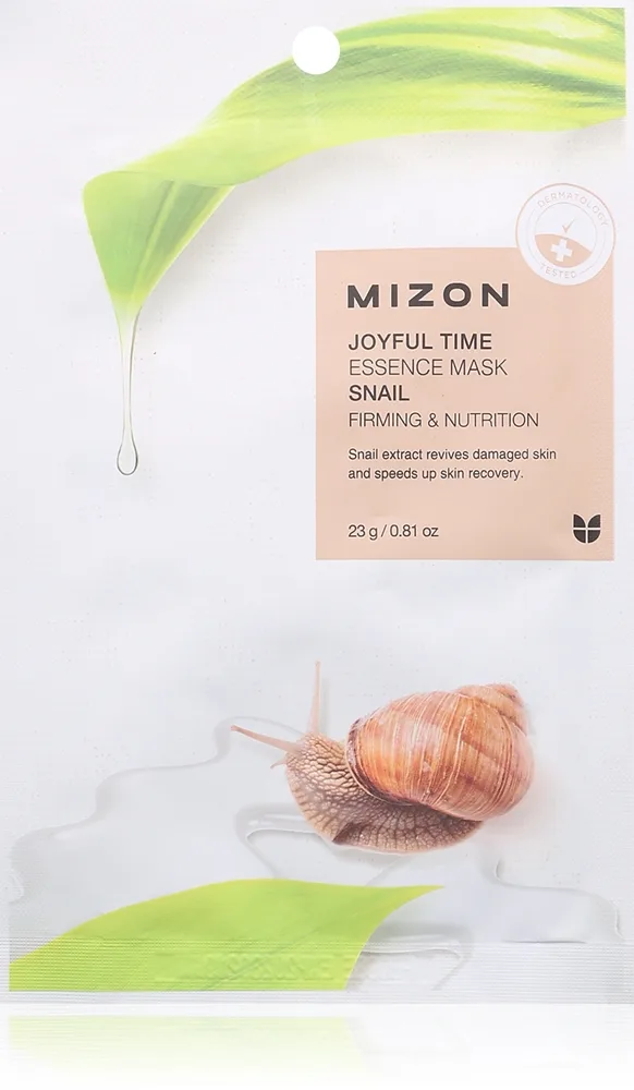 Mizon Joyful Time Snail ravitseva kangasnaamio kiinteyttävä vaikutus 23 g