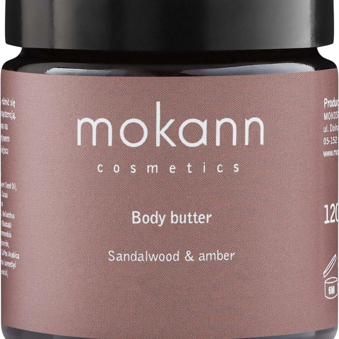 Mokann Sandalwood & Amber Body Butter 120 ml