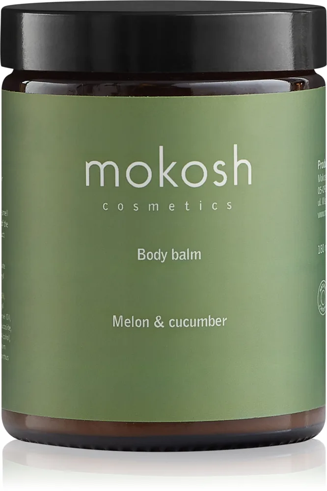 Mokosh Melon & Cucumber kosteuttava vartalomaito sisältää kurkku-uutteita 180 ml