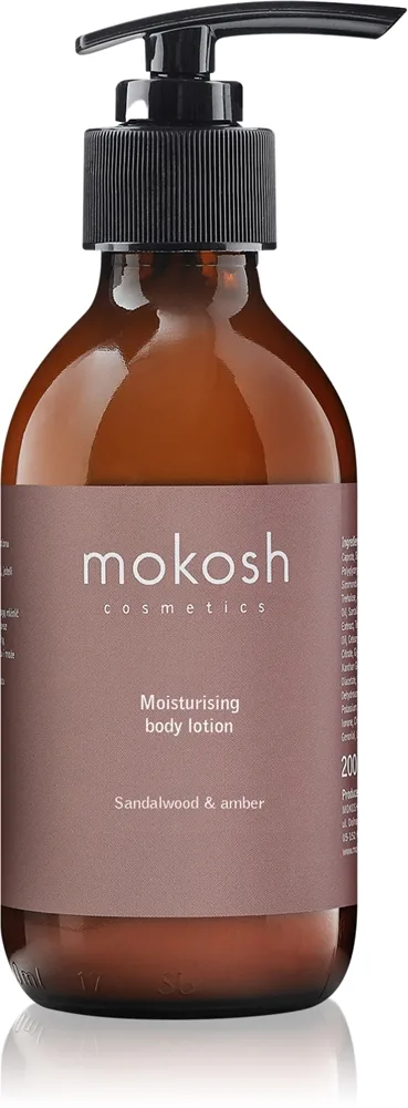 Mokosh Sandalwood & Amber kosteuttava vartalomaito 200 ml