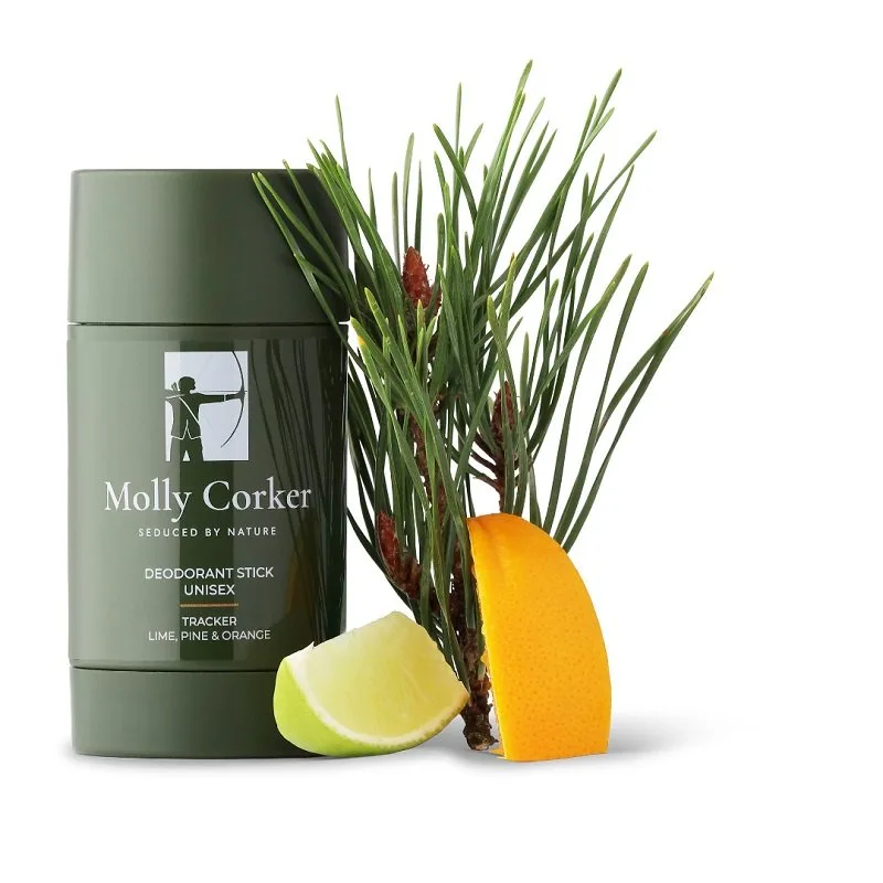 Molly Corker - Natural deodorant stick - Lime |  Pine | Orange - Tracker