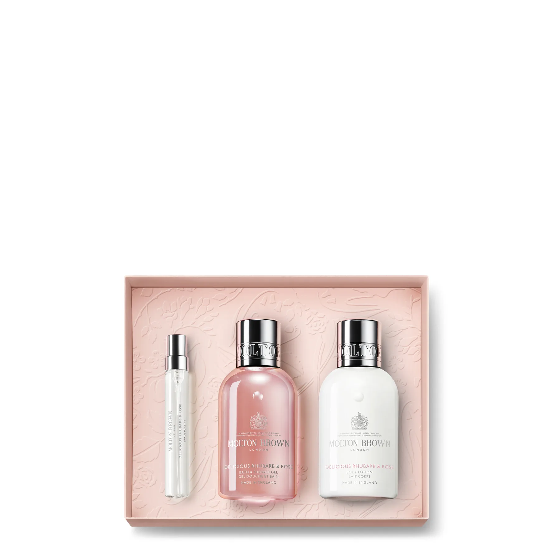 Delicious Rhubarb & Rose Gift Set