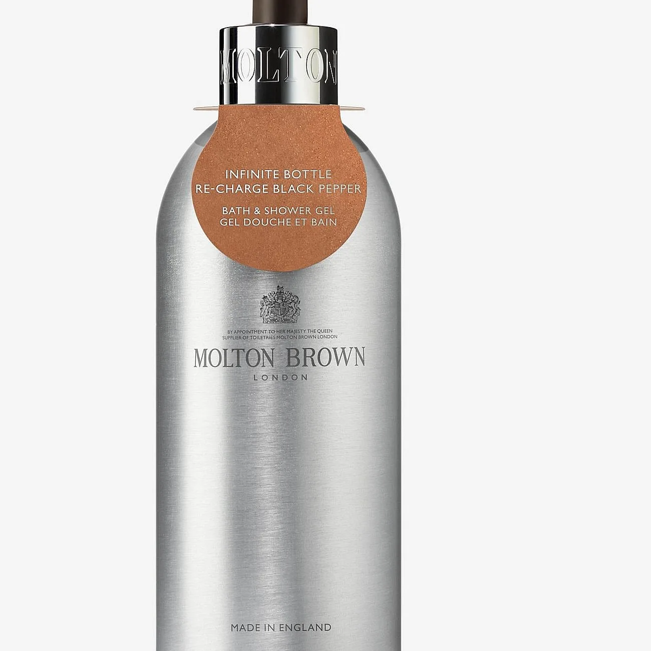 Molton Brown Infinite Bottle Re-Charge Black Pepper Bath & Showe Gel 400ml