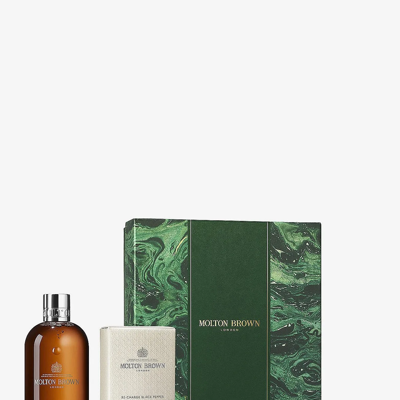 Molton Brown Svart pepper påfyllingsgavesett for kroppspleie