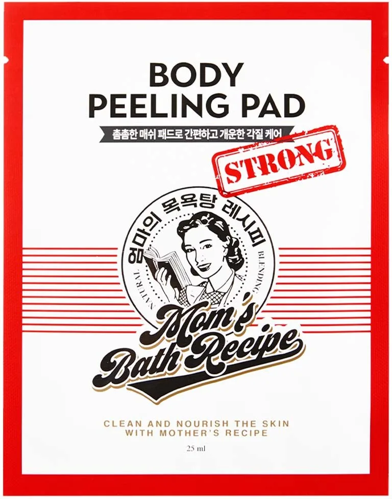Mom's Bath Recipe Body Peeling Pad Strong