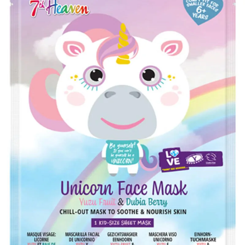 7th Heaven Montagne Jeunesse Unicorn Sheet Mask 10 g 1 stk.