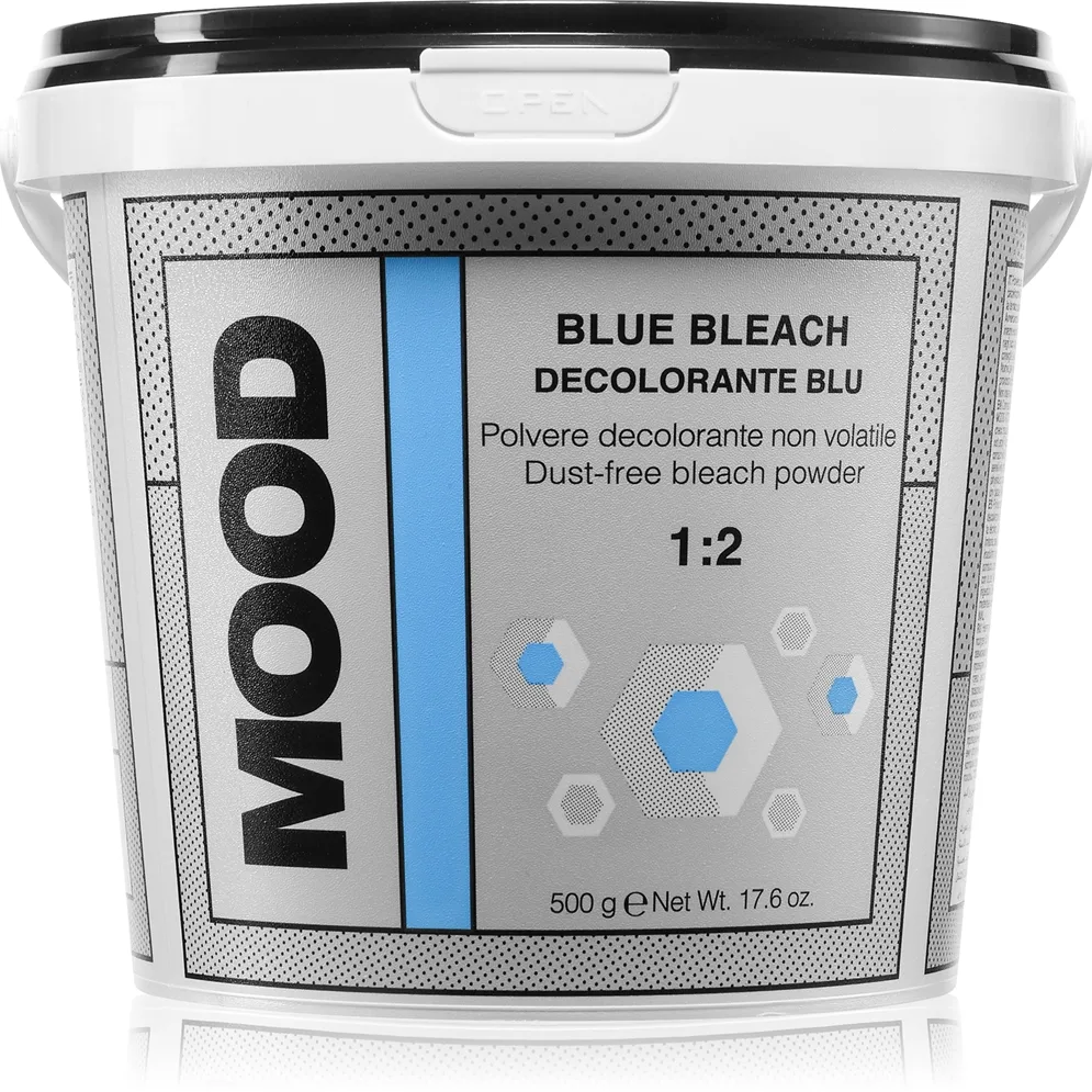 MOOD Blue Bleach Färgborttagare för hår 500 g