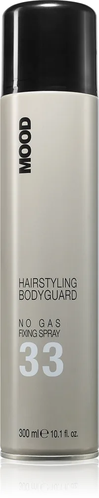 MOOD Hairstyling Bodyguard No Gas Fixing Spray Hårspray med medium stadga utan aerosol 300 ml