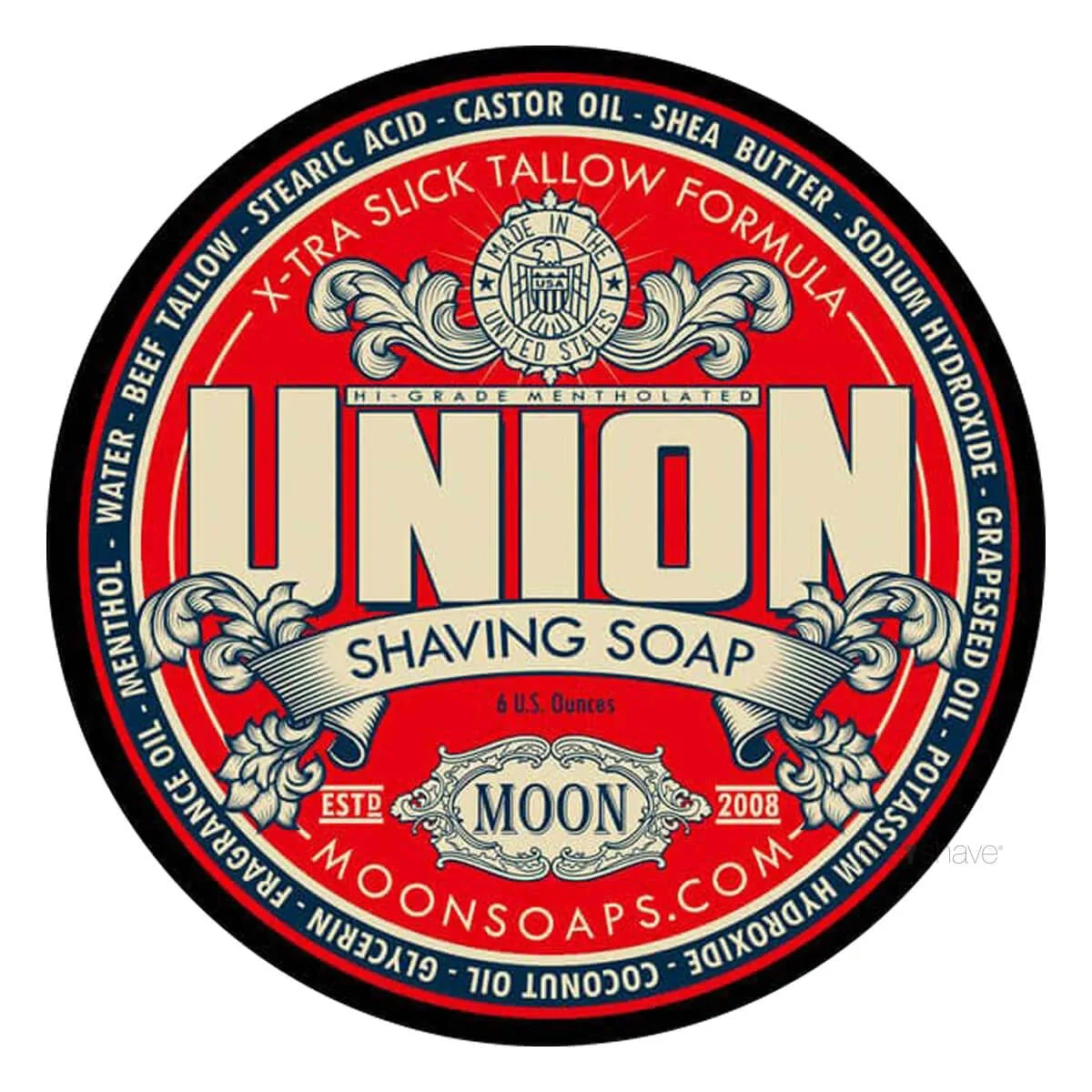 Moon Soaps Barbersæbe, Union, 170 gr.