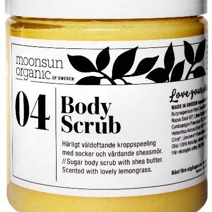 Moonsun Organic of Sweden Body Scrub 250 ml
