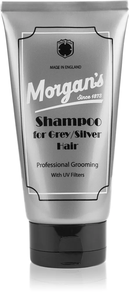 Morgan's For Grey and Silver Hair Shampoo puhdistava shampoo vaalennetuille hiuksille 150 ml