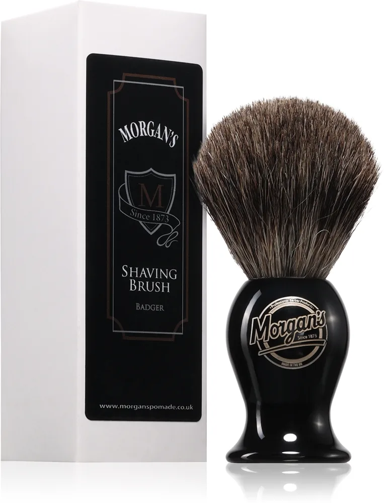 Morgan's Pure Badger Shaving Brush Rakborste av grävlingshår 1 st.