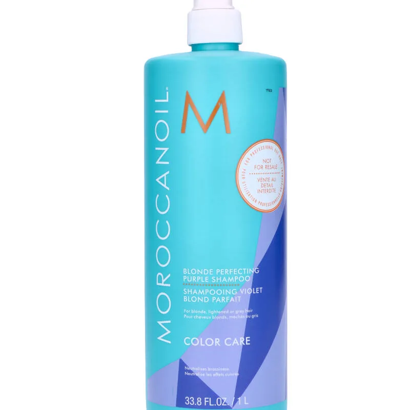 Moroccanoil Blonde Perfecting Purple Shampoo Color Care 1000 ml