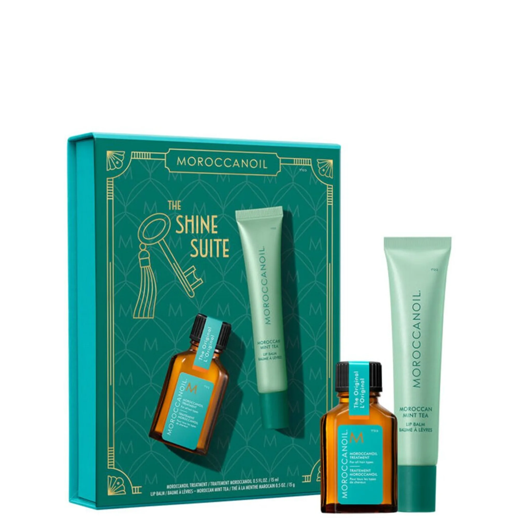 MOROCCANOIL The Shine Suite – Mint Tea – lahjapakkaus
