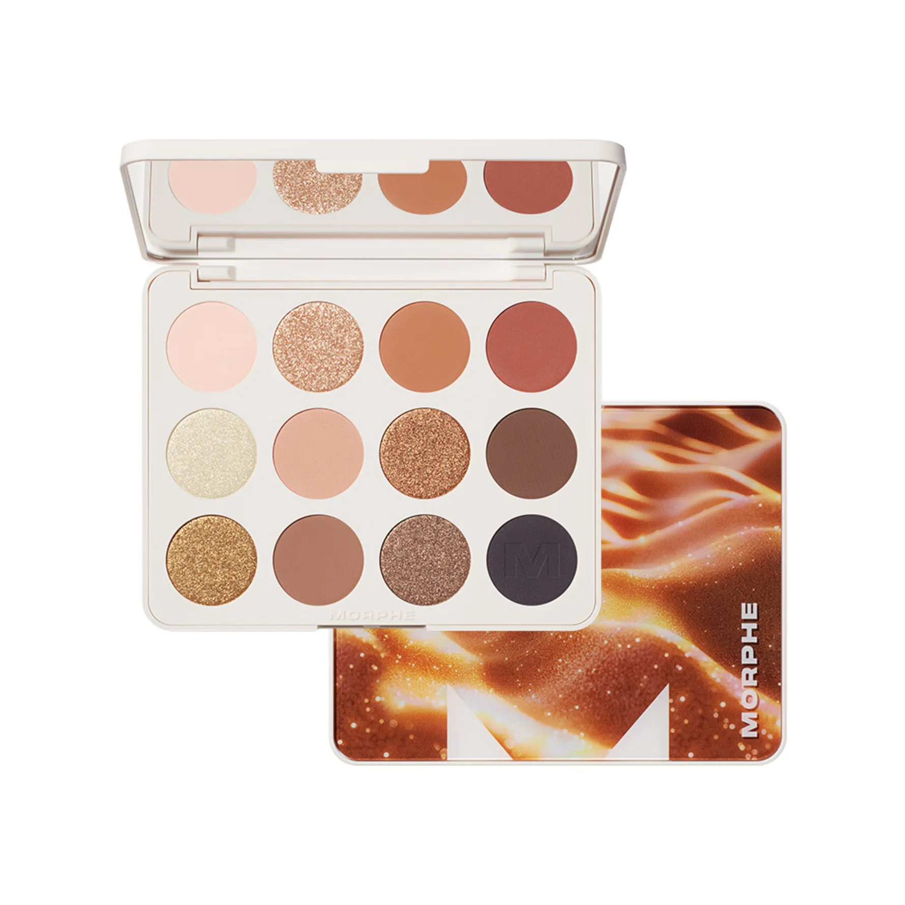 Morphe 12-Pan Eyeshadow Palette Flickering Sands Flickering Sands