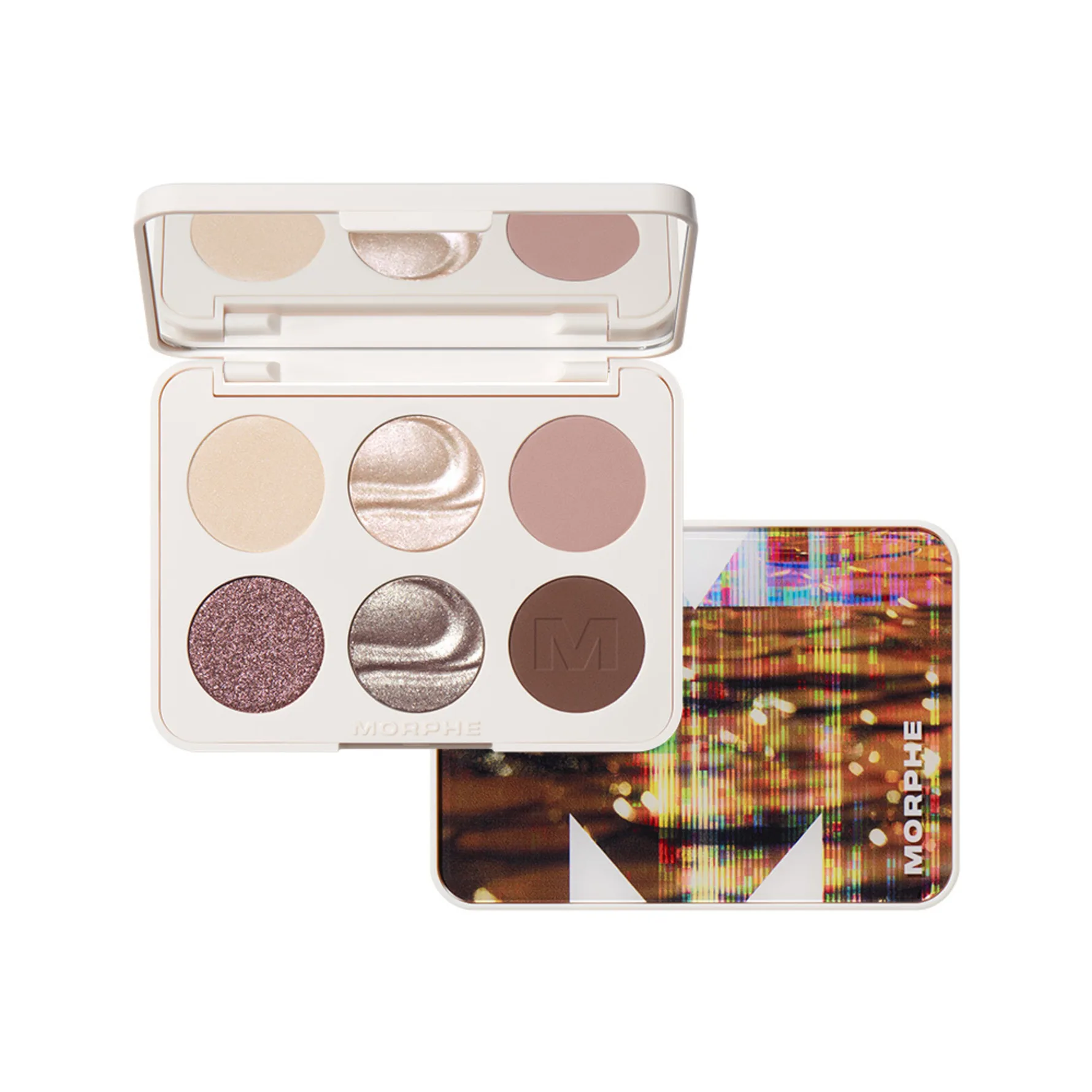 Morphe 6-Pan Eyeshadow Palette Rich Glitch