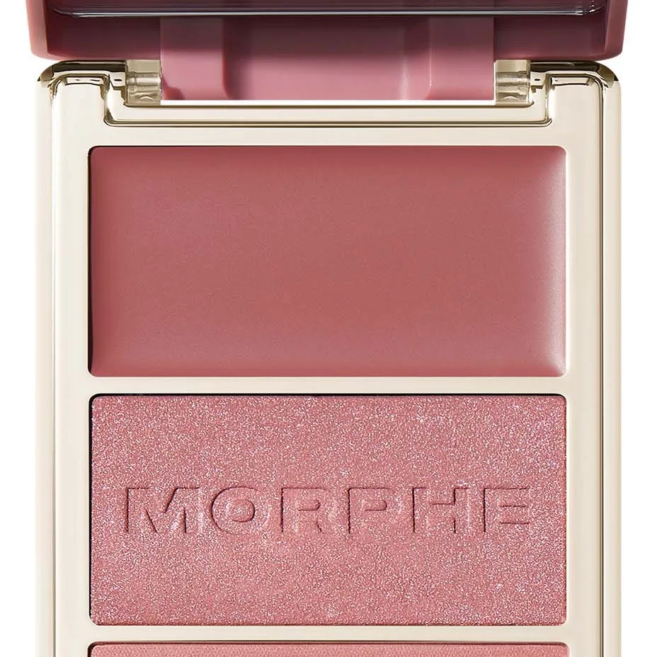 Morphe Cheek Thrills Multi-Finish Face Trio Honeymoon Suite