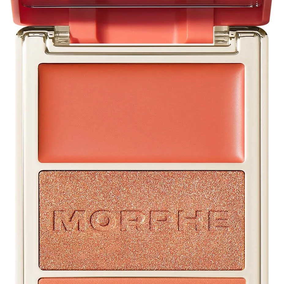 Morphe Cheek Thrills Multi-Finish Face Trio Poolside Spritz