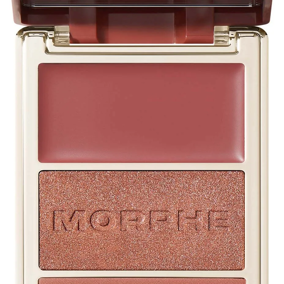 Morphe Cheek Thrills Multi-Finish Face Trio Private Island