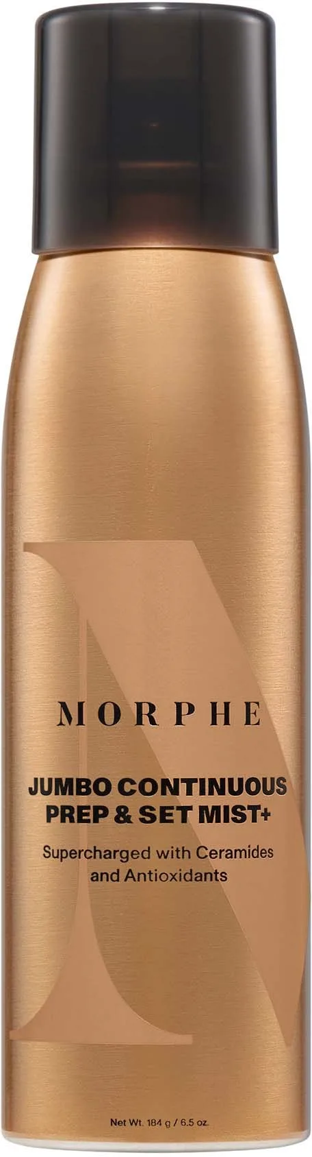 Morphe Jumbo Continuous Prep & Set Mist+ Supercharged With Antioxidants And Ceramides Jumbo