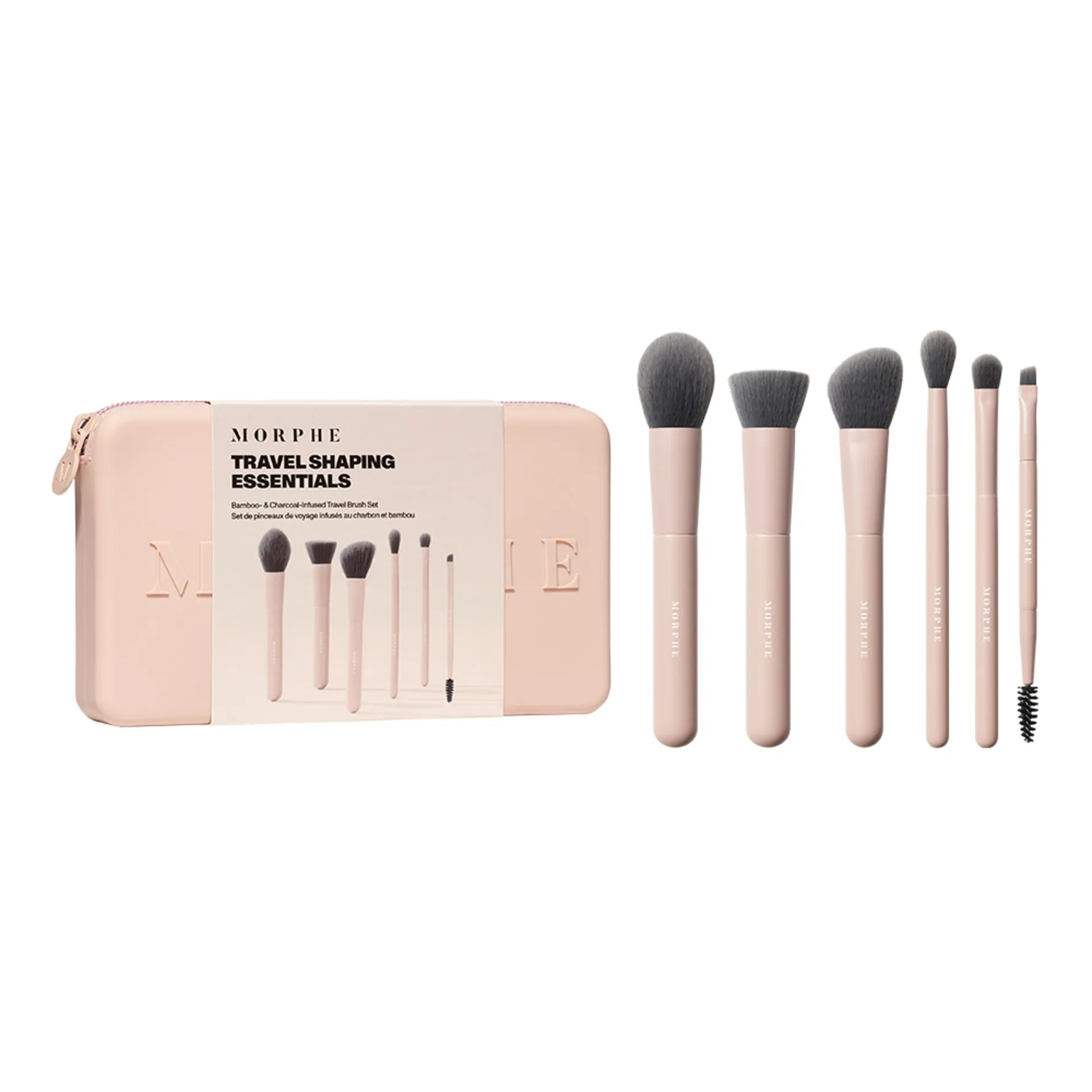 Shaping Essentials Bamboo & Charcoal Infused Travel Brush Set