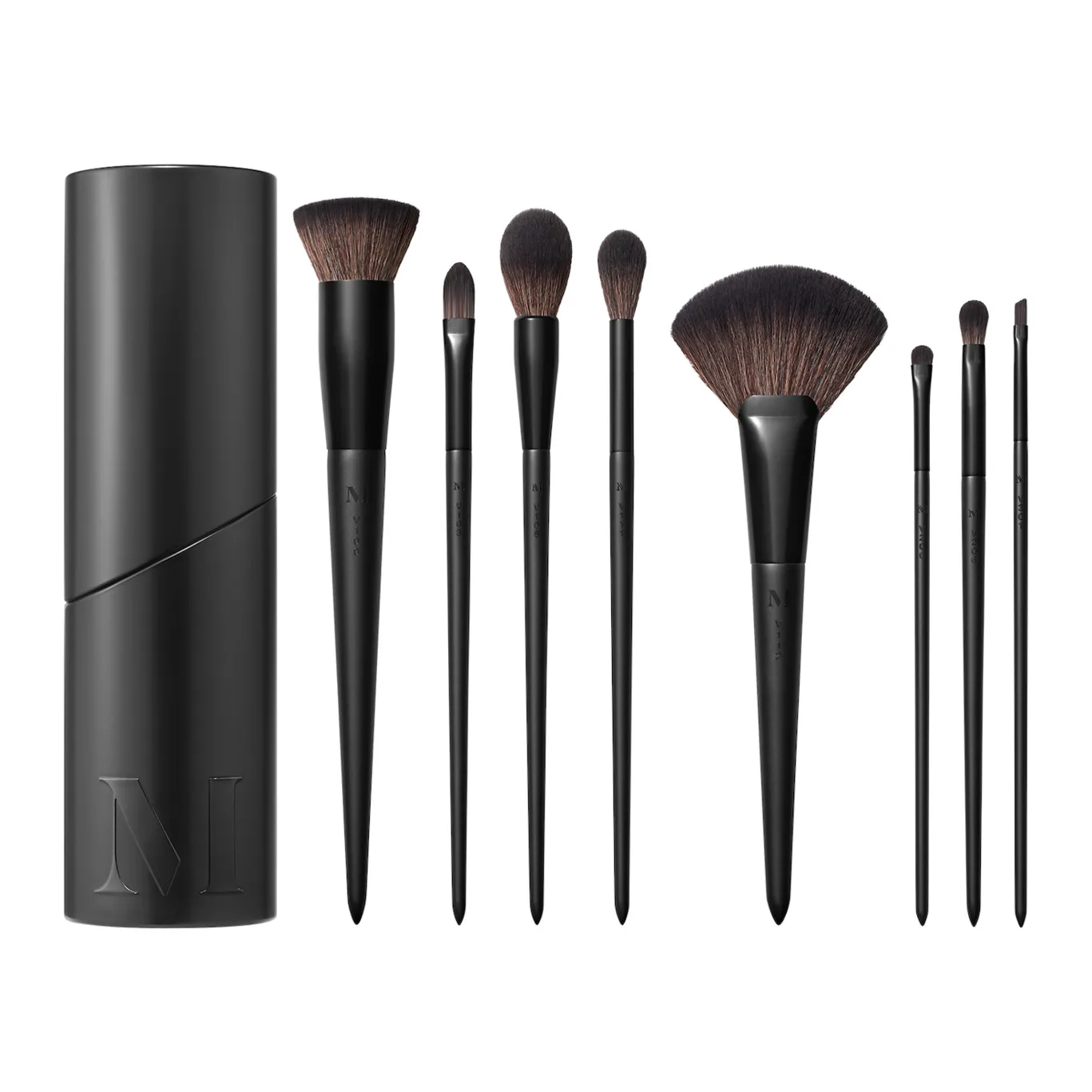 Vegan Pro Series 8-Piece Face & Eye Brush Set