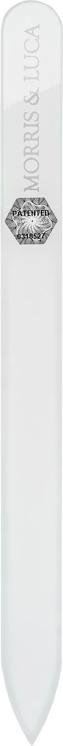 Morris & Luca Crystal Glass File White #71