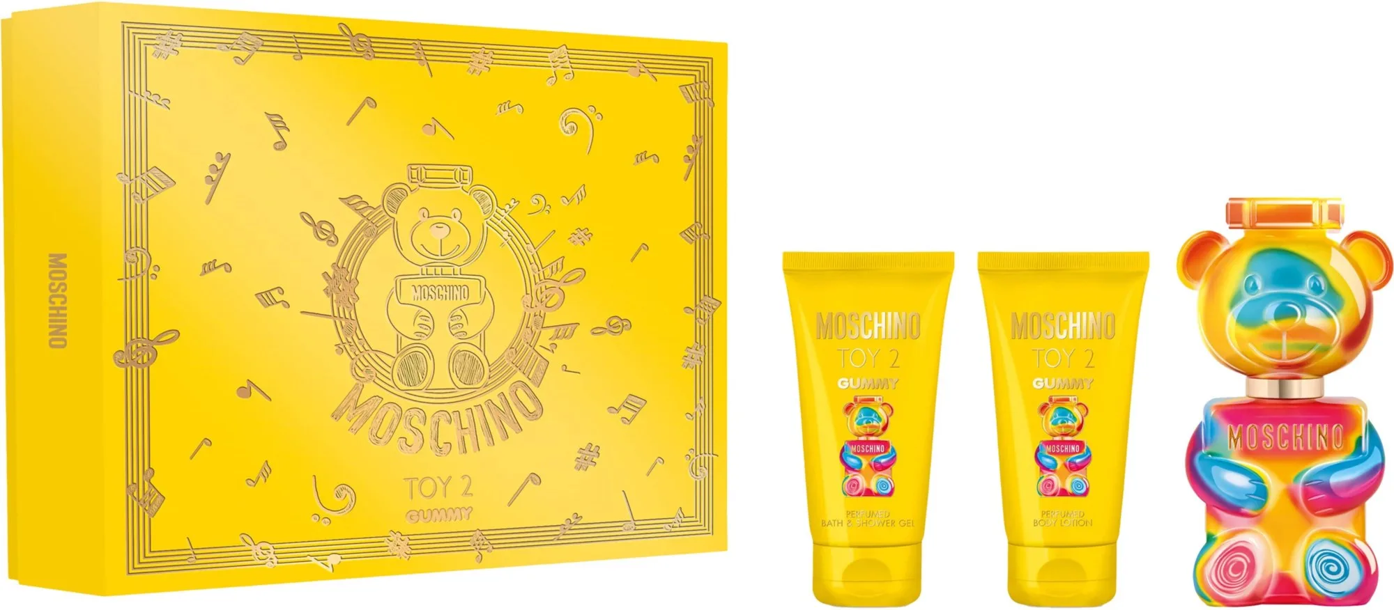 Moschino Gift Set Gummy EdP 50 ml + Shower Gel 50 ml + After Shave Balm 50 ml
