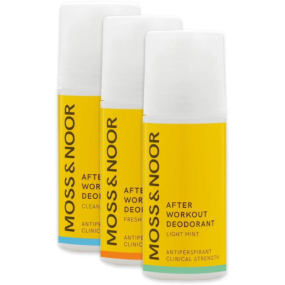MOSS & NOOR After Workout Deodorant Mixed 3 Pack - Nude - ONE SIZE