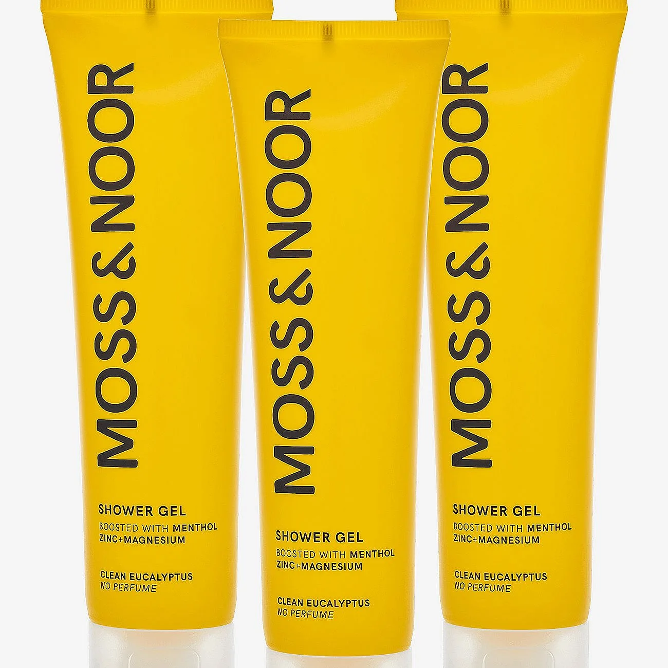 MOSS & NOOR After Workout Shower Gel Clean Eucalyptus 3 Pack - Nude - ONE SIZE