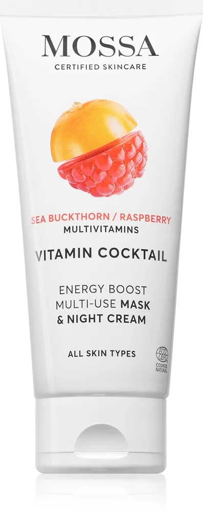 Mossa Vitamin Cocktail Energy Boost Multi-Use Mask & Night Cream 60 ml