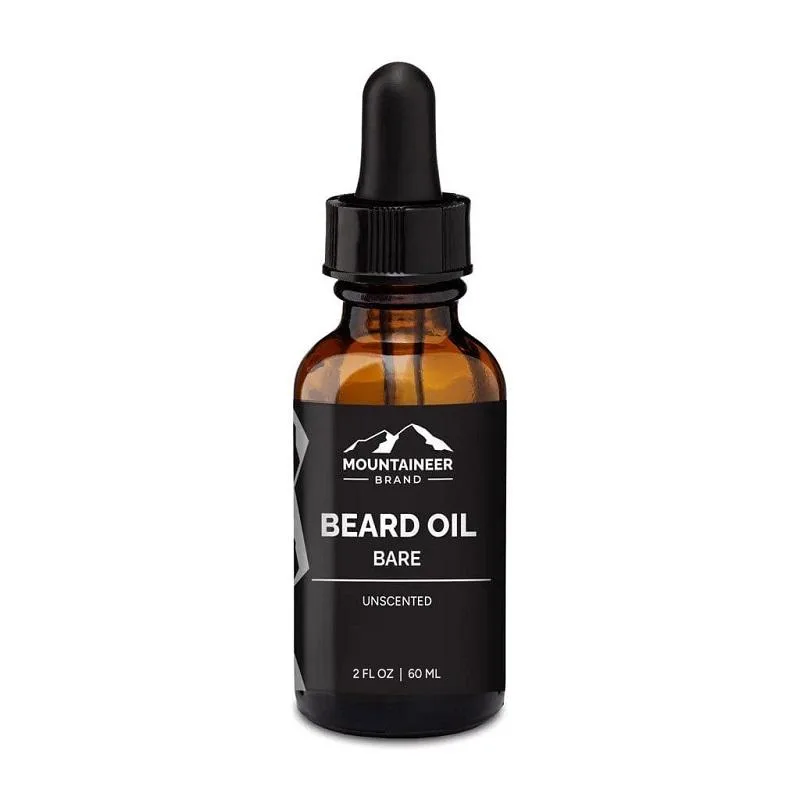 Mountaineer Brand Bare (Unscented) Beard Oil 60ml