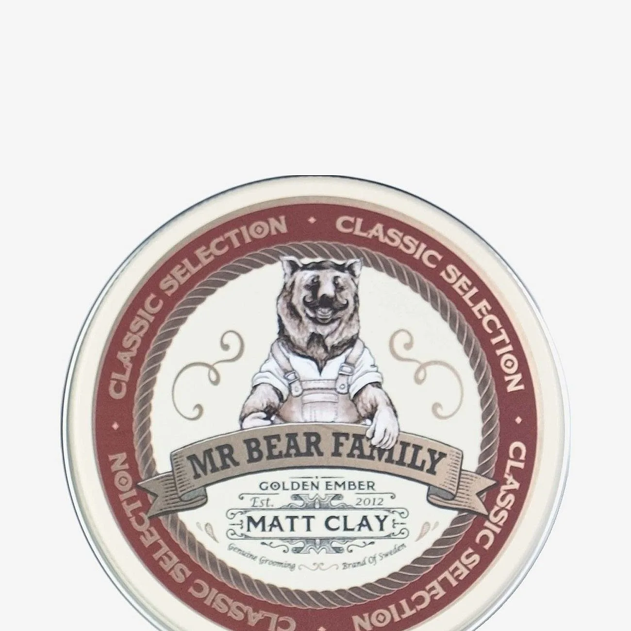 Mr Bear Family Pomade Matt Clay Golden Ember - Nude - 100 g
