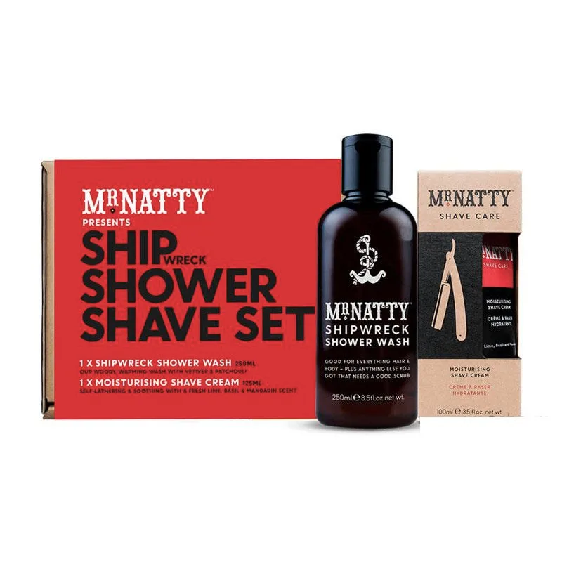 Mr. Natty Ship Shower & Shave Sæt