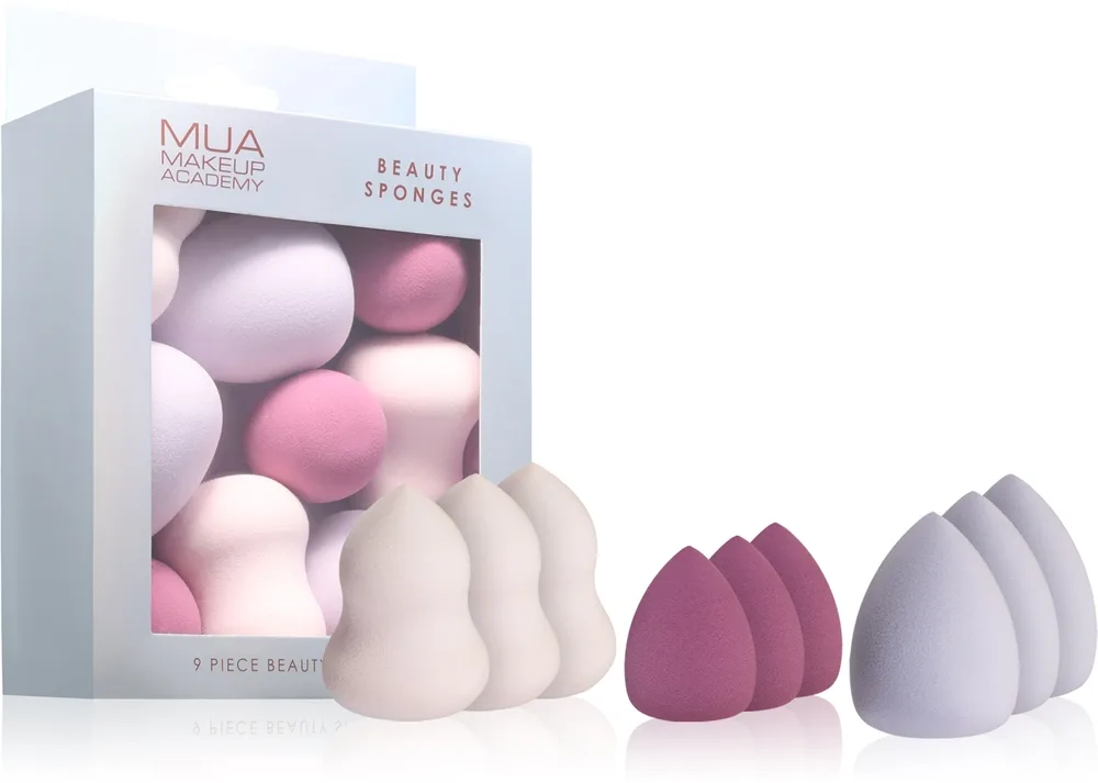 MUA Makeup Academy Beauty Sponge meikkisieni 9 kpl