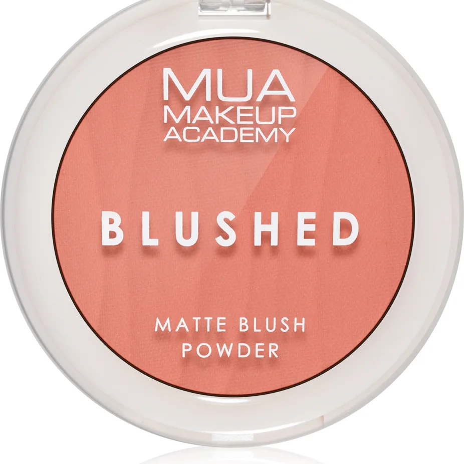 MUA Makeup Academy Blushed Powder Blusher Puderborste Skugga Misty Rose 5 g