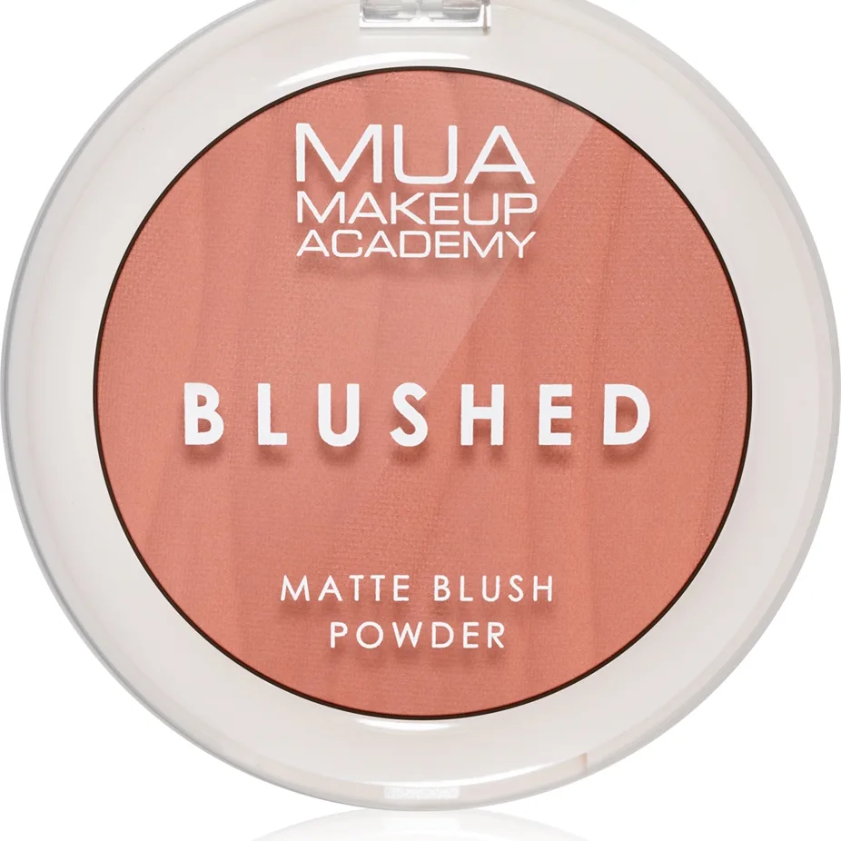 MUA Makeup Academy Blushed Powder Blusher Puderborste Skugga Rose Tea 5 g