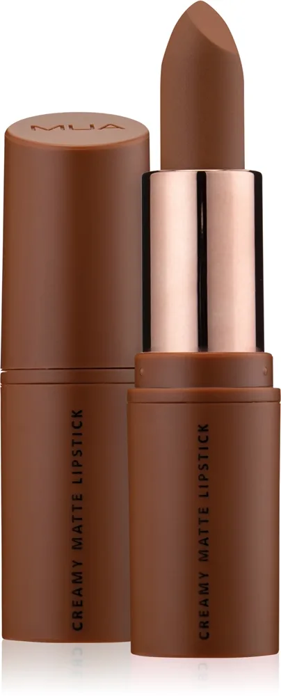 MUA Makeup Academy Creamy Matte voidemainen huulipuna antaa mattavaikutelman sävy Obsession 3.2 g