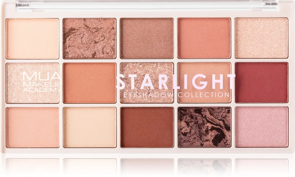 MUA Makeup Academy Eyeshadow Collection 15 Shade Palette luomiväripaletti sävy Starlight 12 g