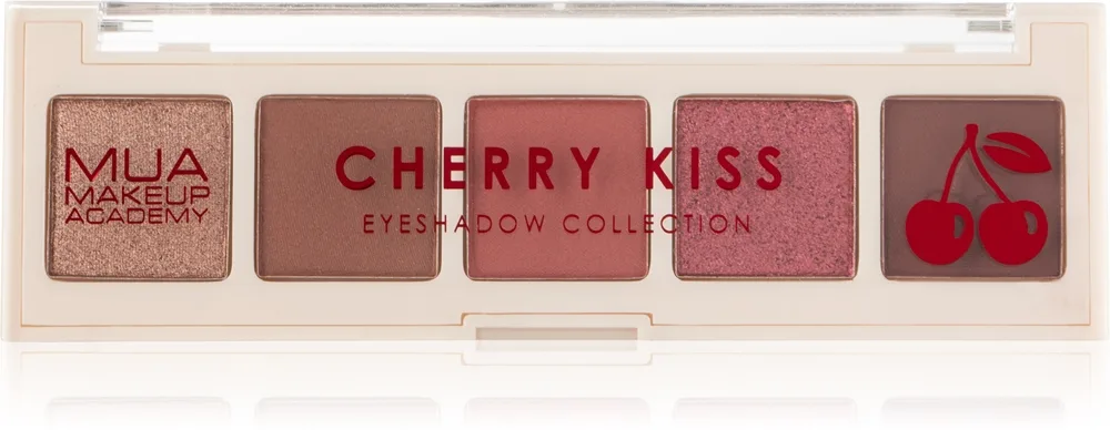 MUA Makeup Academy Eyeshadow Collection 5 Shade Palette luomiväripaletti sävy Cherry Kiss 3.8 g