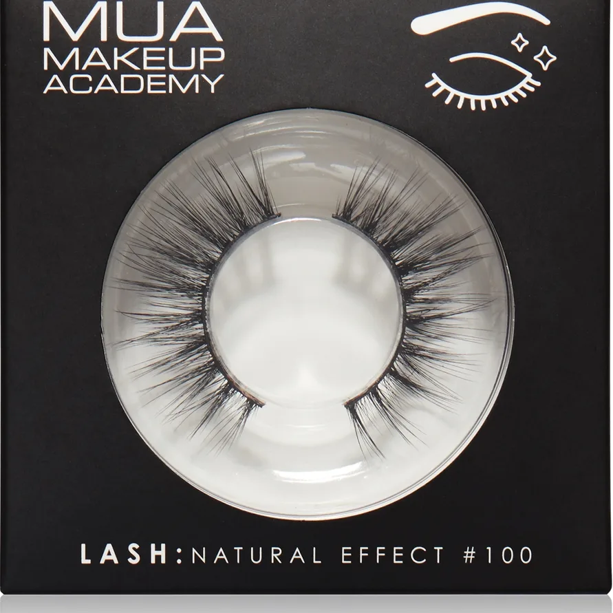 MUA Makeup Academy Lashes Natural Effect Lösögonfransar typ #100 1 par
