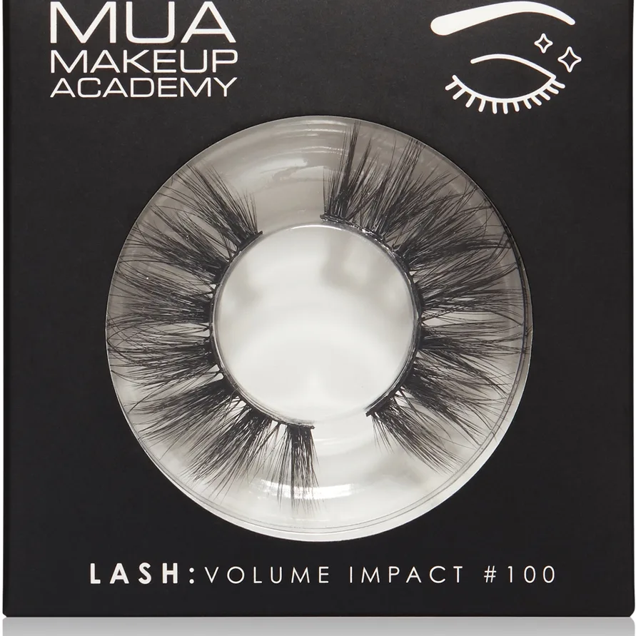 MUA Makeup Academy Lashes Volume Impact Lösögonfransar typ #100 1 par